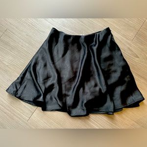 Black  skirt with undershorts